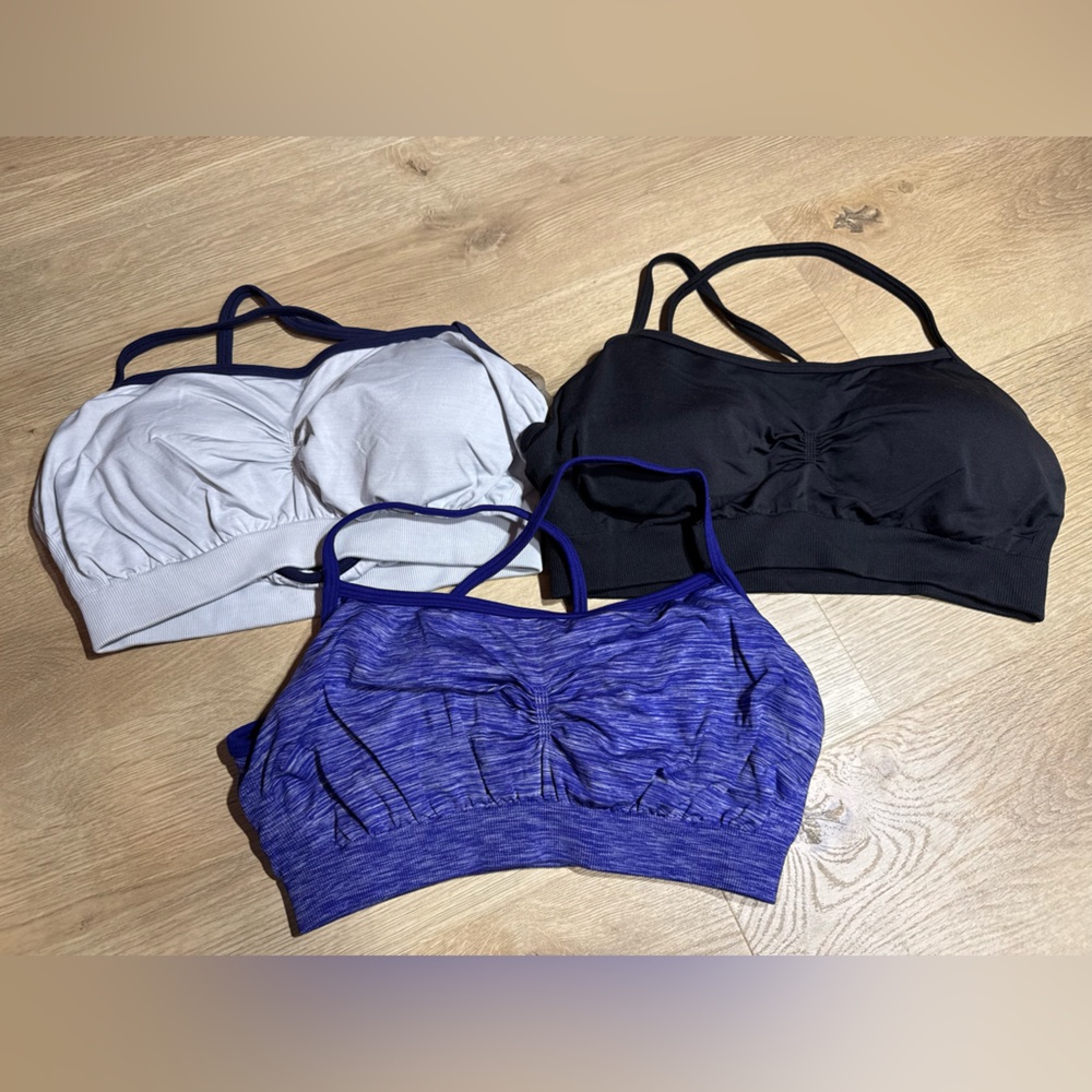 CALIA by Carrie Underwood Seamless Bandeau Bralette Trio (Set of 3)